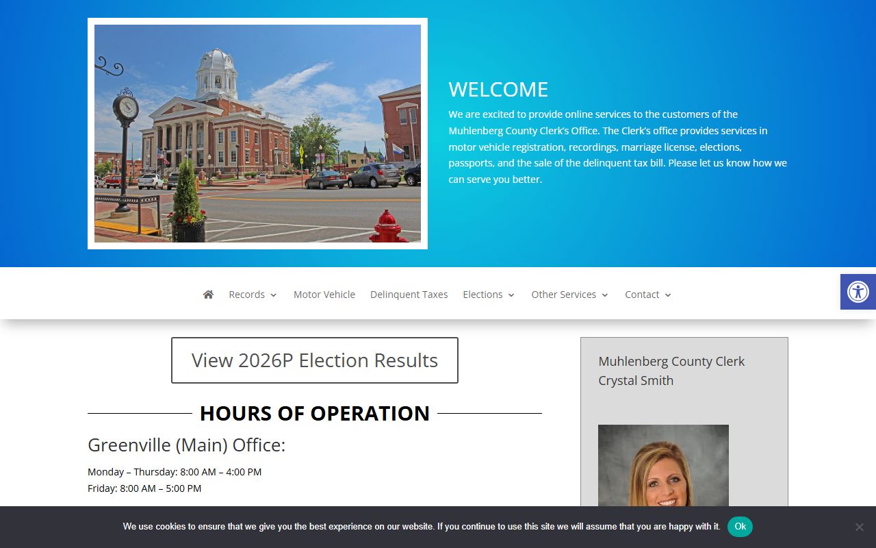 Muhlenberg County clerk record access and county recording portal