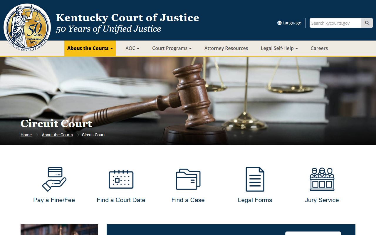 Kentucky Circuit Court overview for Muhlenberg County court records